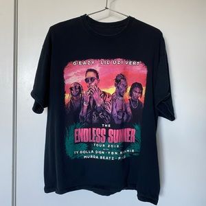 Rare Endless Summer Tour Black Tee XL - Excellent Condition